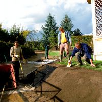 Rundāles pils zaļā teātra izveide